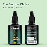 Ambrosial Tulsi Drops Concentrated Extract Of 5 Tulsi 30ml | Natural Immunity Booster | Relieves Cough & Cold | Raw Extract of Holy Basil Leaf (30ml) - Image 9