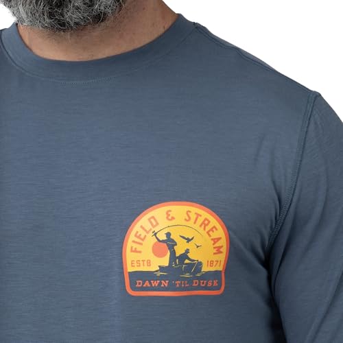Image of Field & Stream Men's Roll Cast Long Sleeve Performance Tee Shirt with Drirelease