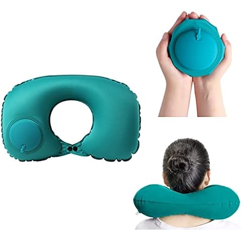 Almohada de Viaje Inflable Butyeak en Forma de U Cover