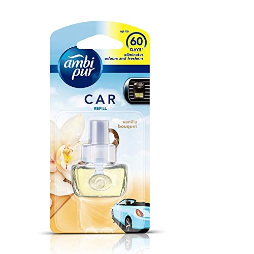 Ambi Pur Car Air Freshener Refill, Vanilla Bouquet, 7.5 ml Amazon.in