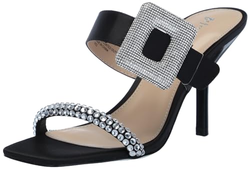 Betsey Johnson Womens Shimmer Embellished Mules