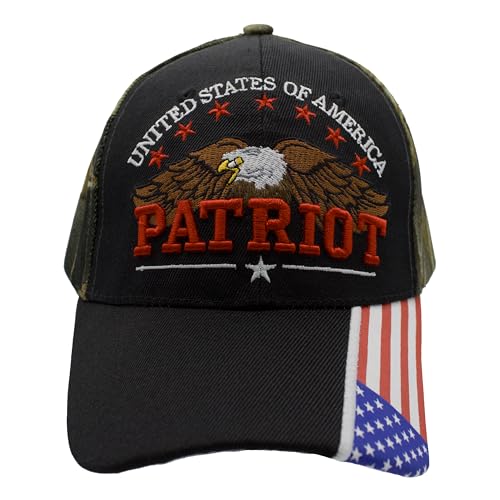 Gorra de béisbol con águila y bandera USA miniatura 2