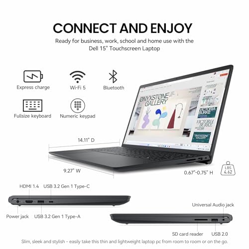 Laptop Dell Inspiron 15.6" FHD táctil Ryzen 5 16GB RAM 1TB SSD miniatura 7