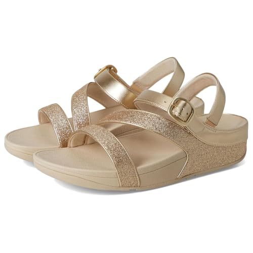 FitFlop Women's Skinny Ii Glitterdust Z-Strap Sandals Wedge3