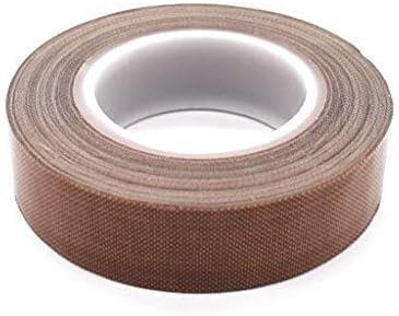 Office Products Teflon Tape Brown High Temp Tape Sealing Machine Heat-Resistant High Temperature Tape Teflon Fire Insulation Electric High Temperature Anti-Scalding Tape,