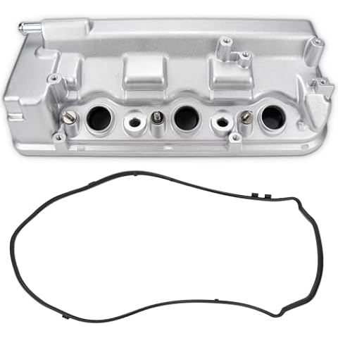 USTAR Aluminum Rear Engine Valve Cover Compatible with 2008-2017 Honda Odyssey Accord Crosstour Pilot Ridgeline, 2009-2015 Acura TL MDX ZDX, 2013-2015 RDX 3.5L 3.7L Replace# 12320-R70-A00 12320R70A00 Cover