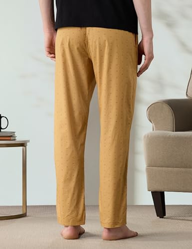 Image of Amazon Brand - Symbol mens 100% Cotton Pyjama /Lounge Pants |Regular Fit | Printed | Available in Plus Sizes