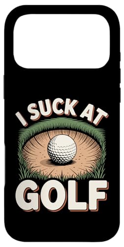 I Suck At Golf Joke ʔSt s Ȓj St X}zP[X iPhone 17 Pro Max p