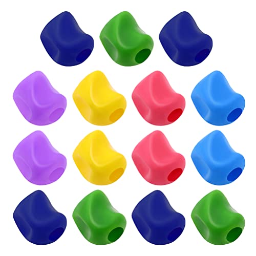 NUOBESTY 15 pcs Escrita Ajuda Ajuste Escrita Dos dispositivos de treinamento Lápis Suportes para cri