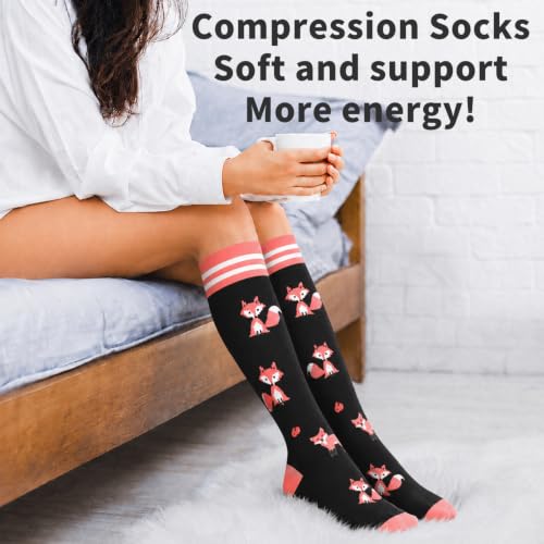 Image of COOLOVER Copper Compression Socks for Women and Men(6 Pairs)-Best Support for Running, Athletic, Travel