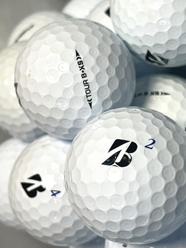 Golf Ball House…12 Tour B XS Golf Balls for Bridgestone/White/Near Mint (AAAA) / Used-Recycled w/Mesh Bag
