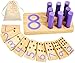 Counting Peg Board | Montessori Math and Numbers for Kids | Wooden Math Manipulatives Materials
