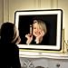 ROLOVE Gold Vanity Mirror Makeup Mirror with Lights, Large Lighted Vanity Mirror, Light Up Mirror with Smart Touch 3 Colors Dimmable, Tabletop Mirror for Makeup Desk, 360° Rotation, 22