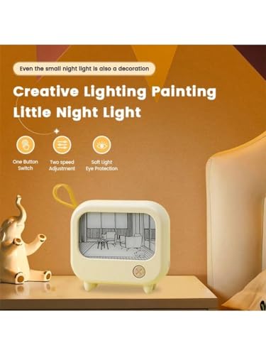 Image of AKSH Light Painting Night Light Multy Color