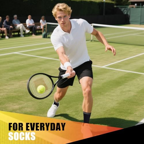 inaWarm Calcetines Hombre Deporte – Pack de 6 Pares de Medias Hombre Transpirables, Calcetines Montaña Hombre para Correr, Senderismo, Trekking – Talla 43-46 - imagen 7