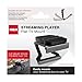 RCA Streaming Player Flat TV Mount – Easily Mount Streaming Box to Your TV; Fits Most Flat TVs; No Assembly Required, Black