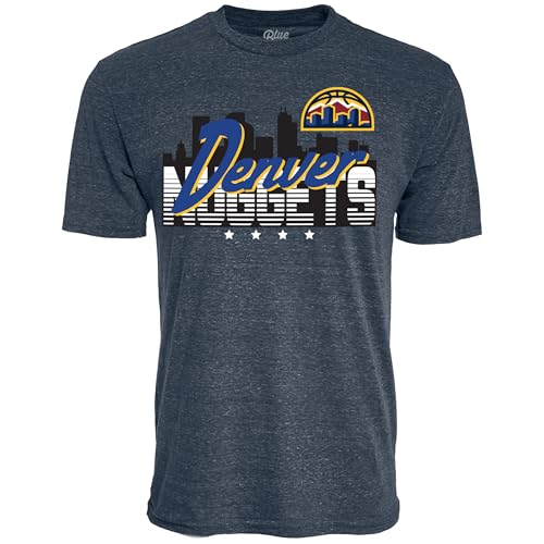 Denver Nuggets NBA Officially Licensed Tri-Blend T-Shirt Flyline, Large