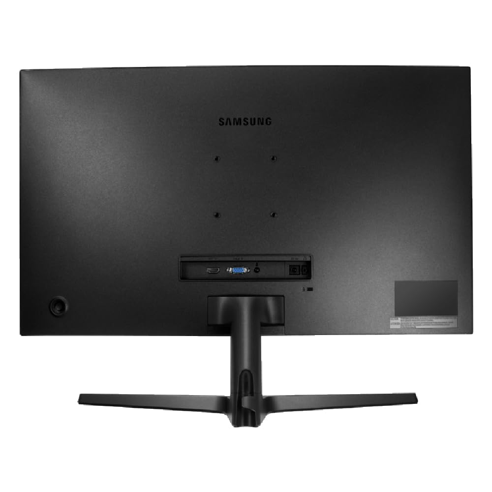 Samsung C27R500 Monitor Curvo Borderless, 27 Pollici, FHD, 1920 x 1080, 4 ms, 16:9, 60 Hz, 1080p, 1800R, LED, 1 HDMI, Base a Doppio Snodo, Blu/Grigio, VESA