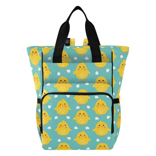 Sac à dos à langer mignon poulet Mnsruu idéal pour les sorties en famille et voyages