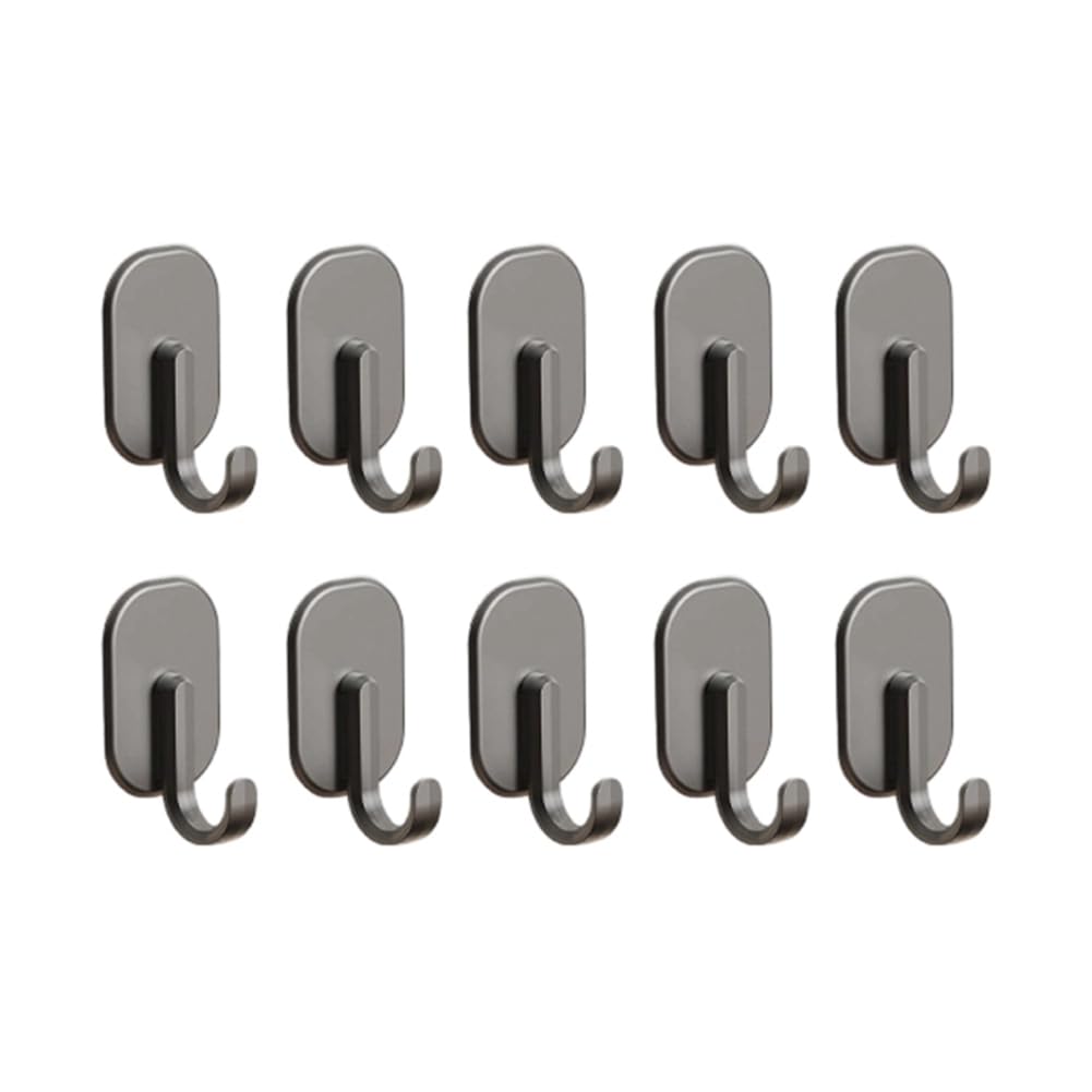 Hndhbfgrt As Shown Strong Magnet Storage Hooks 10Pcs Multi-Purpose Kitchen Refrigerator Bathroom Door Wall Rack Coat Bag Towel Hanger