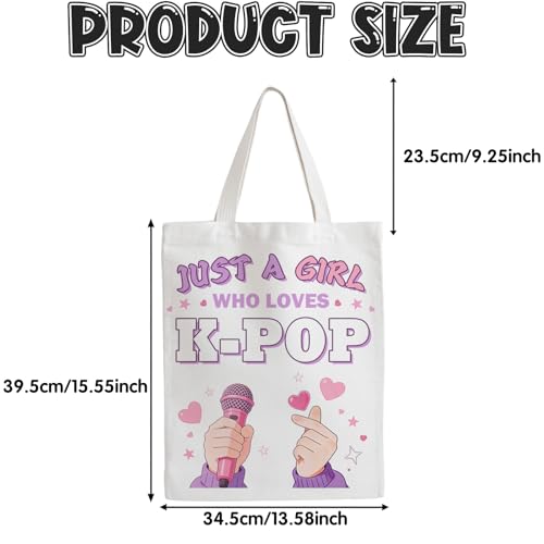 Bolso Tote para fans de música Kpop miniatura 4