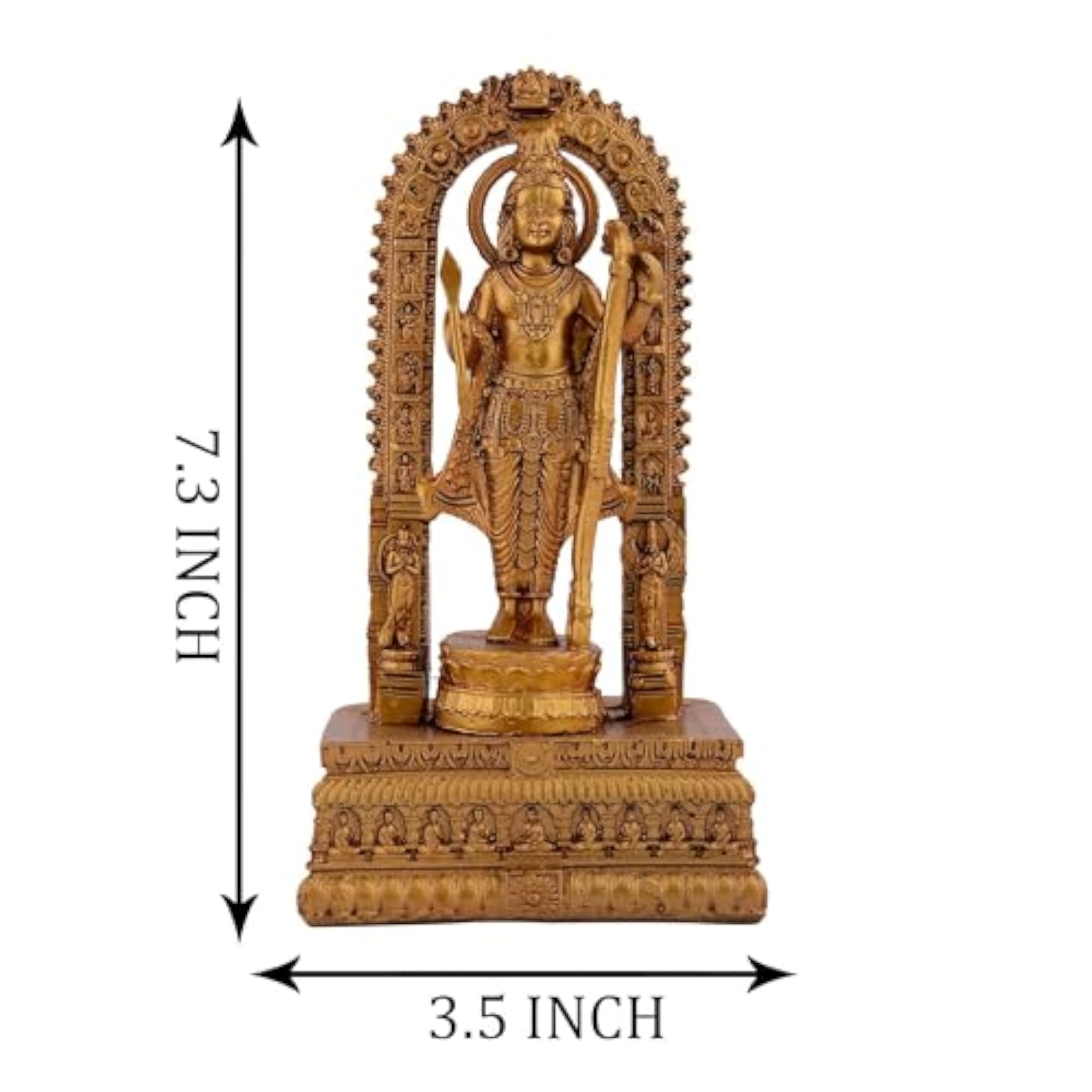 Resin Ram Mandir Ayodhya Model for Home Temple