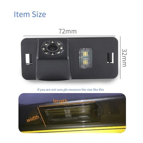 Caméra de recul pour BMW E46 E53 E90 avec vision nocturne étanche - 2