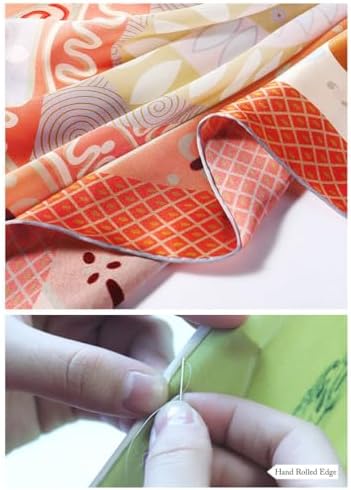 Large Silk Scarf by Grace Scarves - Wheel of Belts & Chains, Satin, A Splash of Elegance for Any Style