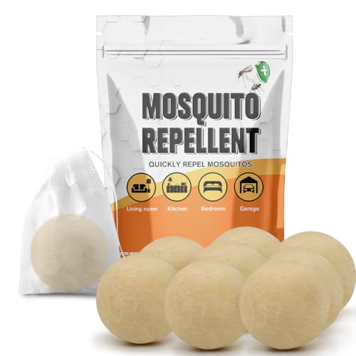 Mosquito Repellent, Mosquito Deterrent, Outdoor Mosquito Control for Patio, Yard Mosquitoes Deterrent, Naturally Repels Mosquitoes, Better than Ultrasonic Mosquito Repellent, 8P