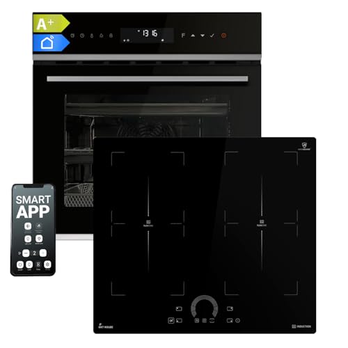 Autarkes Herdset: 60cm Einbaubackofen EB8319PHC + 59cm Induktionskochfeld IH85904FZ | Pizzafunktion | Umluft | Heißluft | Timer | SET8319PHCIH594FZ Autarkes Herdset: 60cm Einbaubackofen EB8319PHC + 59cm Induktionskochfeld IH85904FZ | Pizzafunktion | Umluft | Heißluft | Timer | SET8319PHCIH594FZ