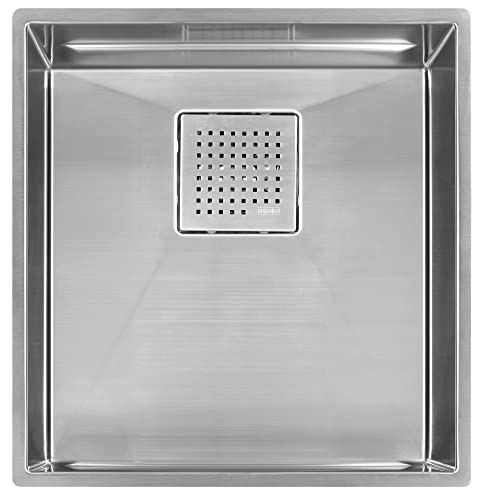 Photos - Kitchen Sink Franke PKX11016 Peak 16 7/8" x 17 3/4" x 9 5/8" 16 Gauge Undermount Single Bowl Stainless Steel  