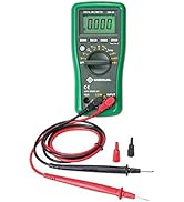 Greenlee - Dmm, 600V Ac/Dc, 10A, Cap,Temp, Elec Test Instruments (DM-45), Black