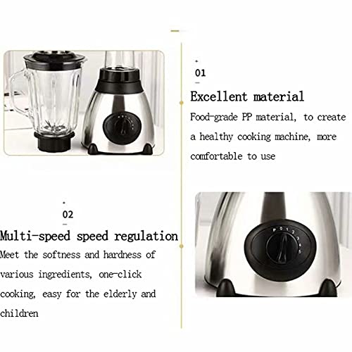 Blender Smoothie Maker, Mixers & Food Processors,Jug Blenders for Vegetable/Fruit/Juices/Food/Ice Cube,1.5 Liter - Image 5