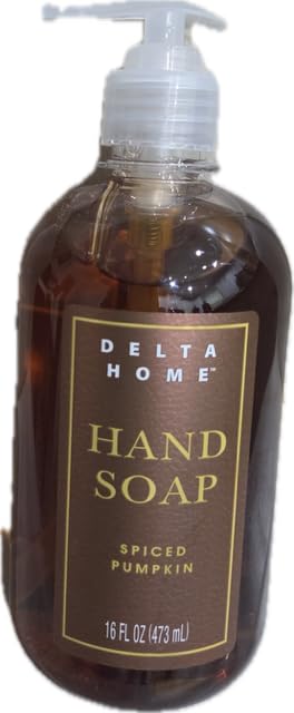 Hand Soap- Delta Home, 3 pk~ total 48 ozs. (Spiced Pumpkin)