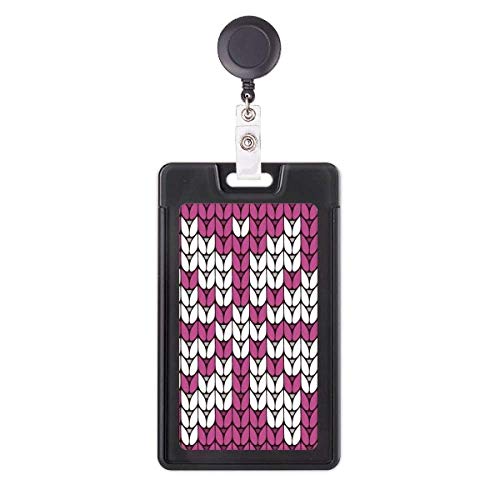 Porte-badge rétractable pieuvre cousu avec finitions artisanales durables