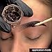 MENELA Eyebrow Henna Tint Kit - Dark Brown Brow Color with Bamboo Extract - Natural Look, Easy Application - 2.5g Henna + 15ml Fixer - Ammonia-Free, Vegan, Cruelty-Free