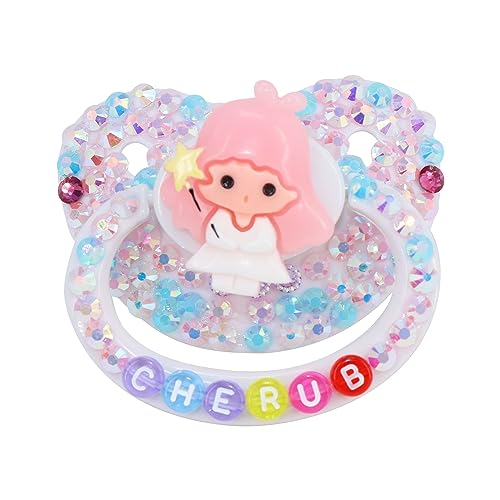 Image of Adult Sized Pacifier Crystal Rhinestone Bling Pacifiers (Style 8)