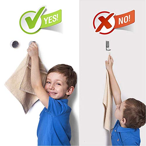 BangShou 6 Stuks Handdoekhouder Klem Handdoekhaken Theedoek Houder muur Keuken Zelfklevende Handdoekhouder Keuken zonder… - Image 7