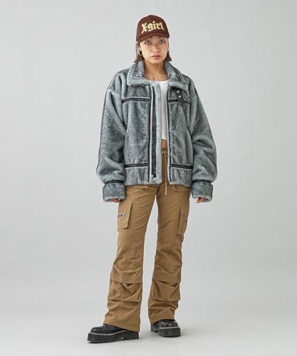 Amazon | [エックスガール] B3フェイクファージャケット B3 FAUX FUR 