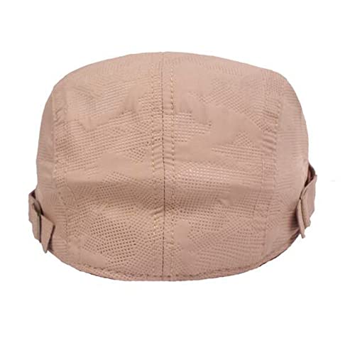 Qunson Flat Newsboy Cap Ivy Gatsby Cabbie Hats For Men Adjustable Lightweight Driving Hunting Hat #TOP2