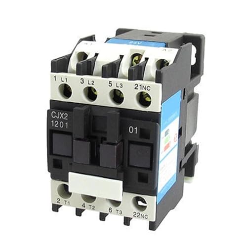 Contacteur AC triphasé rail DIN bobine 24V CA 20A normalement fermé NC