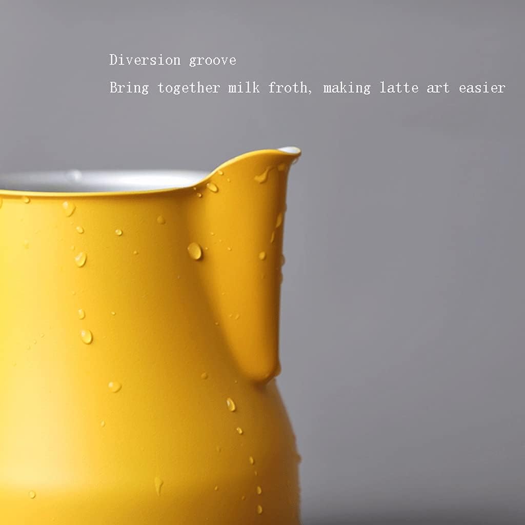 実用的 ステンレススチール製テフロンミルク泡爪ピッチャー12oz15.2ozエスプレッソ機アクセサリーラテアートミルク泡立てカップ