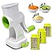 Cortador manual 3 en 1 STARLYF Fast Slicer herramienta de cocina para cortar, rallar y picar verduras y frutas. Mandolina con 3 Cuchillas de Acero Inoxidable