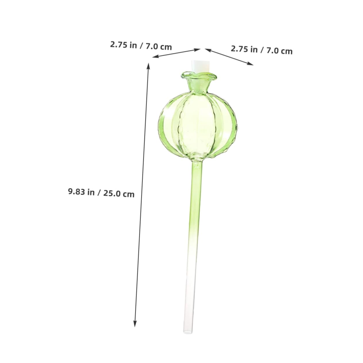 Hemoton 2Pcs Automatic Plant Watering Globes Glass Self Watering Tools for Indoor Plants Convenient Watering Spikes for Hands Plant Care and Watering