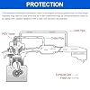 3.6L Positive Crankcase Ventilation PCV Valve Compatible with 2011-2021 Chrysler 200 300 Dodge Avenger Challenger Charger Journey & Jeep Cherokee Wrangler Ram 1500 Replaces 68083202AC 68083202AB