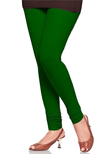 BenewCotton Women's 4 Way Chudidar Leggings, Size: Free Size (Forest green)