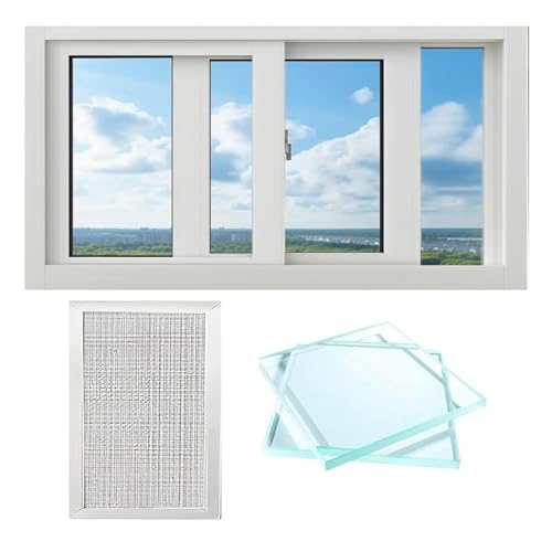 Ventana deslizante para sótano que elimina la humedad con marco de aluminio resistente 2