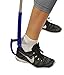 Blue Jay ‘Get Your Shoe On’ Shoehorn - Lightweight Shoe Wearing Stick with Gripper - Easy to Use, No Extra Bending Required, Get Your Shoes On Easily - 32 Inches, Light Blue