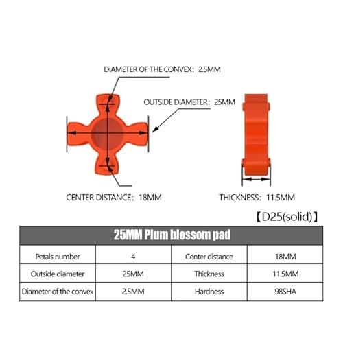 Accouplement flexible XB D25 L30 pour vis à billes et moteur pas à pas imprimante 3D CNC - 6