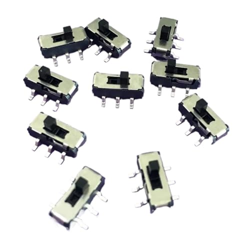 Interrupteur à glissière miniature 2P2T MSS22D18 pour éviter les faux contacts sur PCB 6 broches
